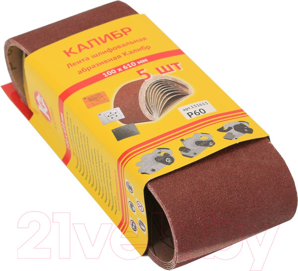 Изображение товара Набор шлифлент Калибр 131613 (5шт)