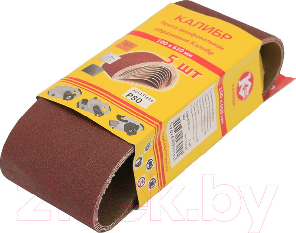 Изображение товара Набор шлифлент Калибр 131614 (5шт)