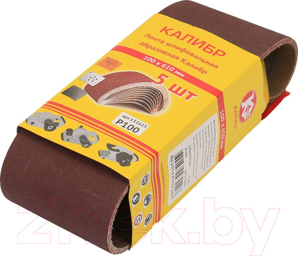 Изображение товара Набор шлифлент Калибр 131615 (5шт)