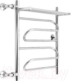Изображение товара Полотенцесушитель водяной GRANULA Браво 50x60 с полкой (боковое подключение, левое)