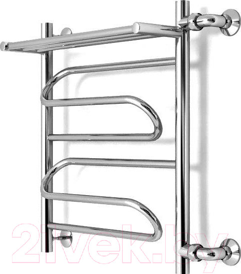 Изображение товара Полотенцесушитель водяной GRANULA Браво 50x60 с полкой (боковое подключение, правое)