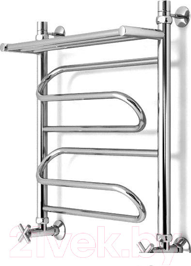 Изображение товара Полотенцесушитель водяной GRANULA Браво 50x60 с полкой (нижнее подключение)