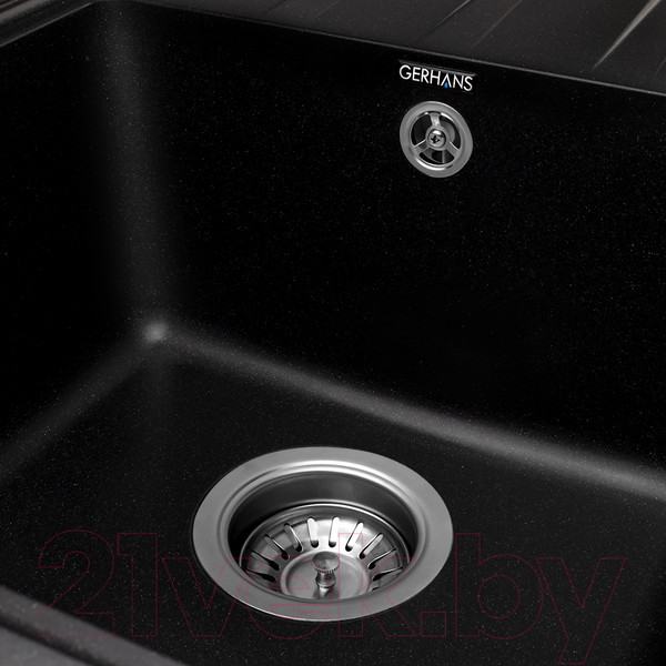 Изображение товара Мойка кухонная Gerhans B15 (оникс)