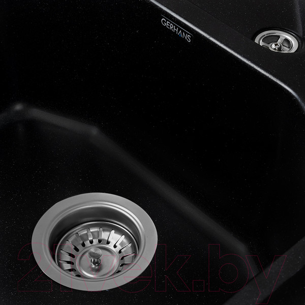 Изображение товара Мойка кухонная Gerhans E08 (оникс)