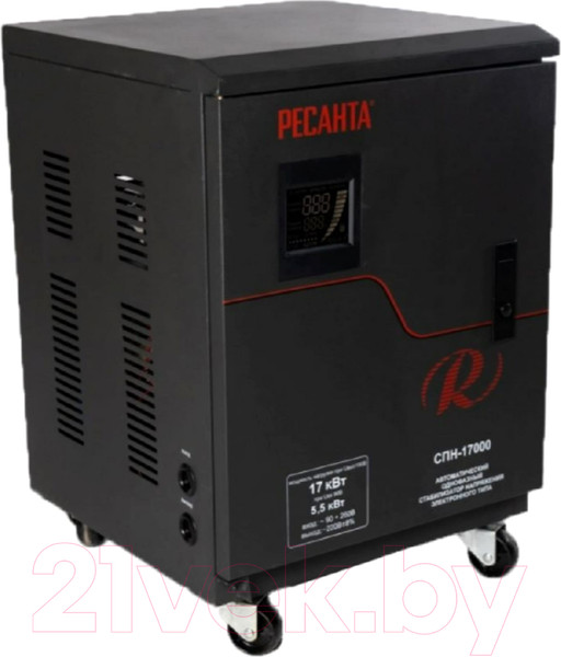 Изображение товара Стабилизатор напряжения Ресанта СПН-17000 (63/6/29)