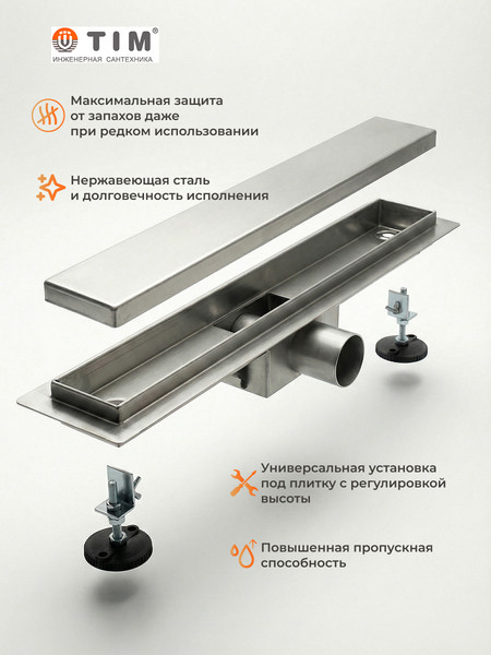 Изображение товара Трап для душа Tim BAD456002