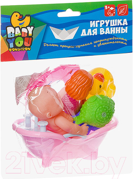 Изображение товара Набор игрушек для ванной Bondibon ВВ3365