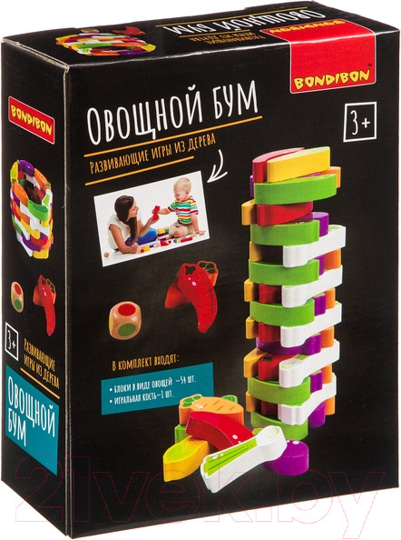 Изображение товара Развивающая игрушка Bondibon Овощной бум / ВВ4179