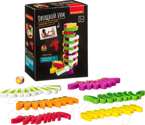 Изображение товара Развивающая игрушка Bondibon Овощной бум / ВВ4179