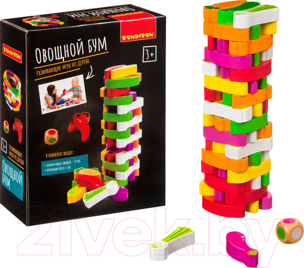 Изображение товара Развивающая игрушка Bondibon Овощной бум / ВВ4179