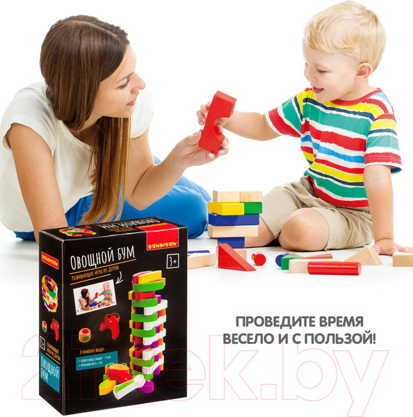 Изображение товара Развивающая игрушка Bondibon Овощной бум / ВВ4179