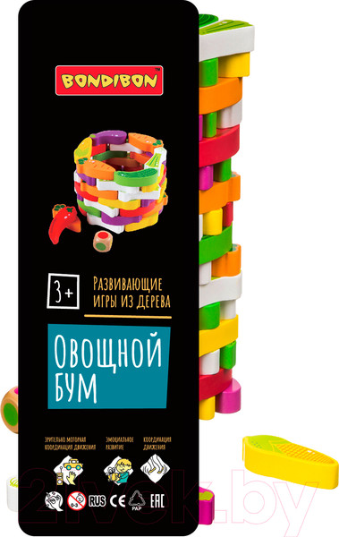 Изображение товара Развивающая игрушка Bondibon Овощной бум / ВВ4179
