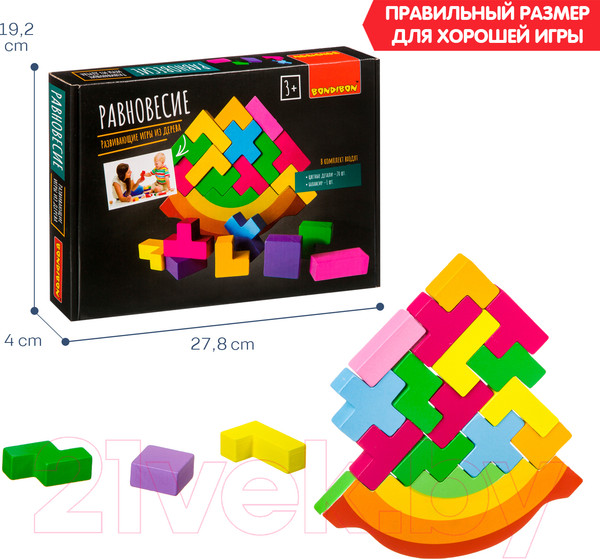 Изображение товара Развивающая игра Bondibon Равновесие / ВВ4187