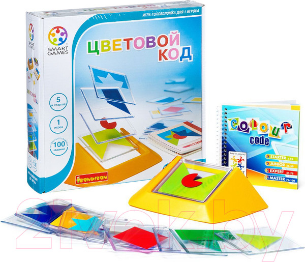 Изображение товара Игра-головоломка Bondibon Цветовой код / ВВ0352