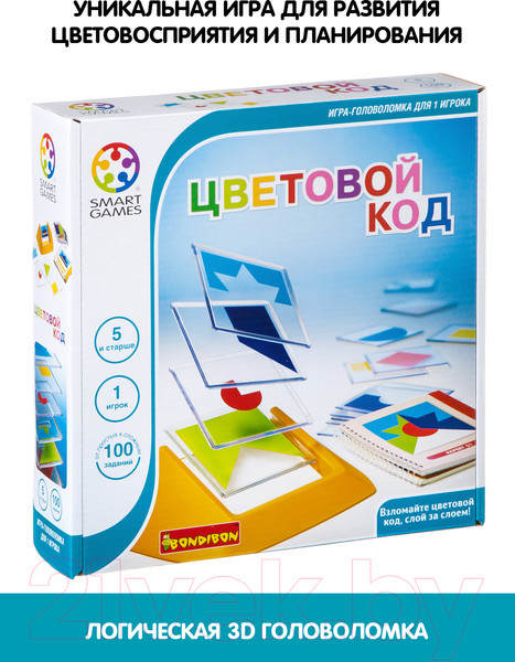 Изображение товара Игра-головоломка Bondibon Цветовой код / ВВ0352