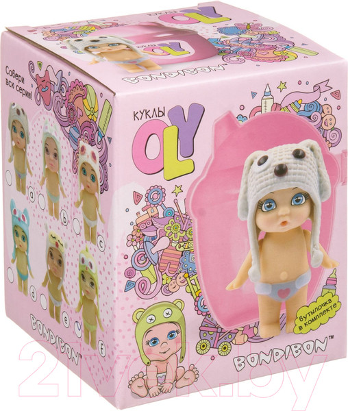 Изображение товара Кукла с аксессуарами Bondibon OLY в шапочке-ушанке / ВВ3857