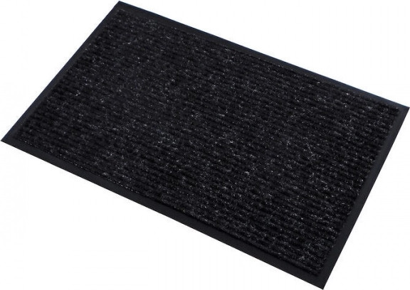 Изображение товара Коврик грязезащитный Kovroff Стандарт ребристый 120x250 / 21101 (черный)