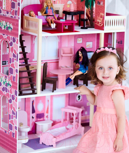 Изображение товара Кукольный домик Paremo Монте-Роза с мебелью / PD318-03