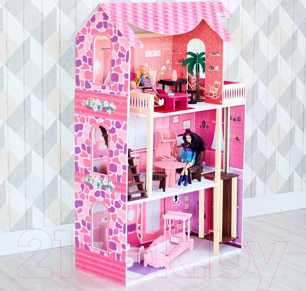 Изображение товара Кукольный домик Paremo Монте-Роза с мебелью / PD318-03