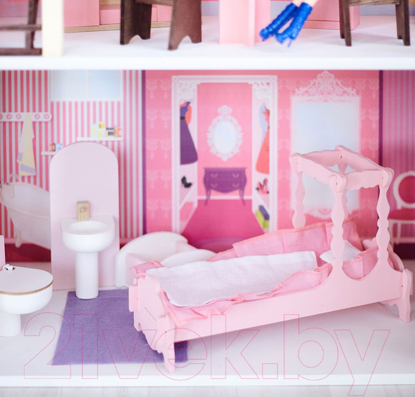 Изображение товара Кукольный домик Paremo Монте-Роза с мебелью / PD318-03