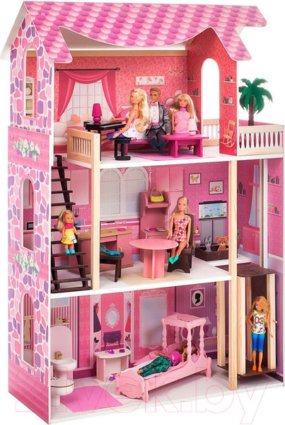 Изображение товара Кукольный домик Paremo Монте-Роза с мебелью / PD318-03