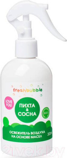 Изображение товара Освежитель воздуха Freshbubble Экологичный на основе масел пихты и сосны (300мл)