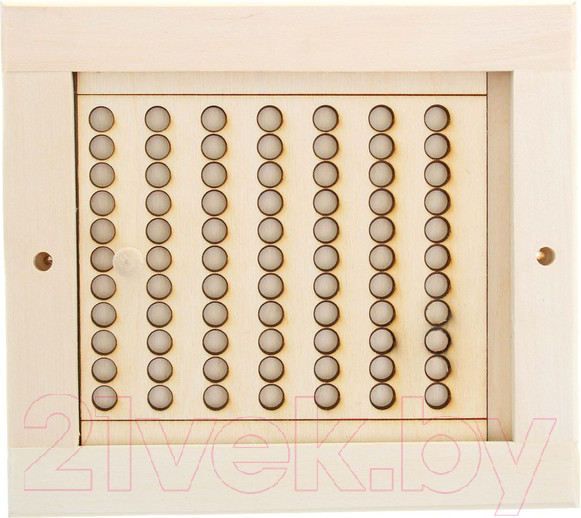 Изображение товара Решетка вентиляционная для бани СаунаОпт С задвижкой РВЗ