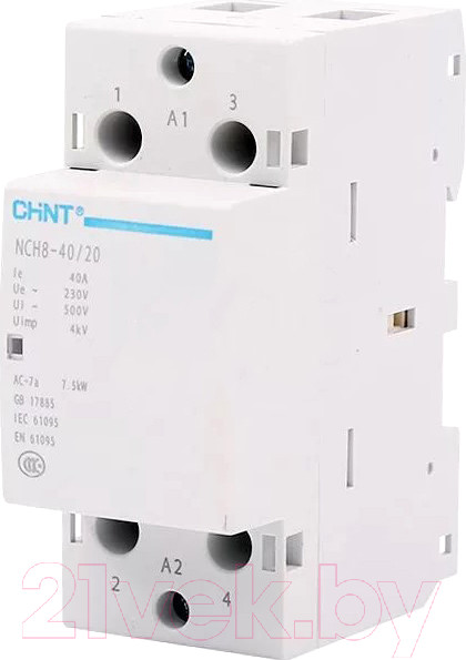 Изображение товара Контактор Chint NCH8-40/20 / 256081