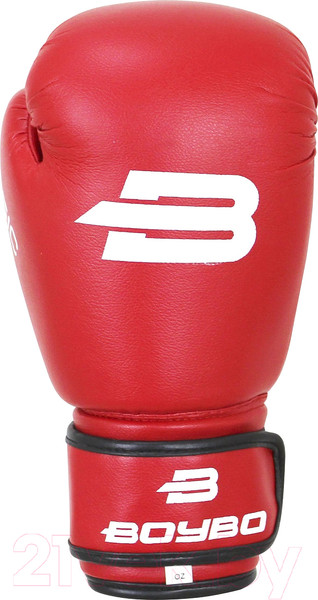 Изображение товара Боксерские перчатки BoyBo Basic (12oz, красный)
