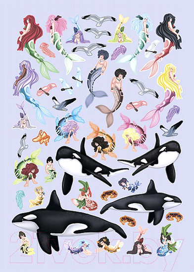 Изображение товара Развивающая книга Робинс Моя книга русалок (Соммер Л.)