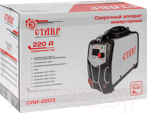 Изображение товара Инвертор сварочный Ставр САИ-220Э