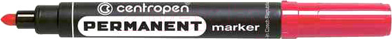 Изображение товара Маркер перманентный Centropen 2.5мм / 8566 0104 (красный)