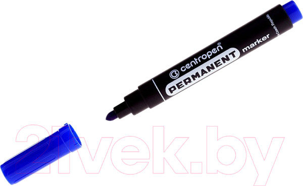 Изображение товара Маркер перманентный Centropen 2.5мм / 8566 0106 (синий)