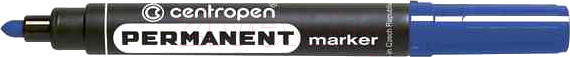 Изображение товара Маркер перманентный Centropen 2.5мм / 8566 0106 (синий)