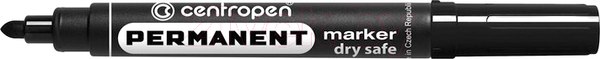 Изображение товара Маркер перманентный Centropen 2.5мм / 8510 0112 (черный)