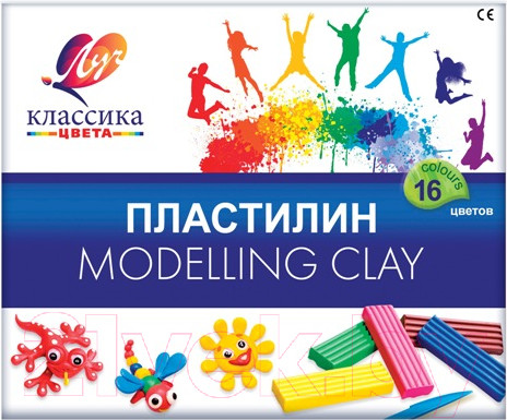 Изображение товара Пластилин ЛУЧ Классика / 20С 1329-08 (16цв)