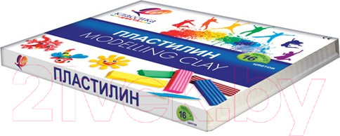 Изображение товара Пластилин ЛУЧ Классика / 20С 1329-08 (16цв)