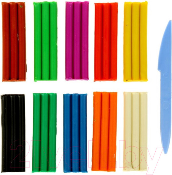 Изображение товара Пластилин восковой ЛУЧ Кроха / 23С 1484-08 (12цв)