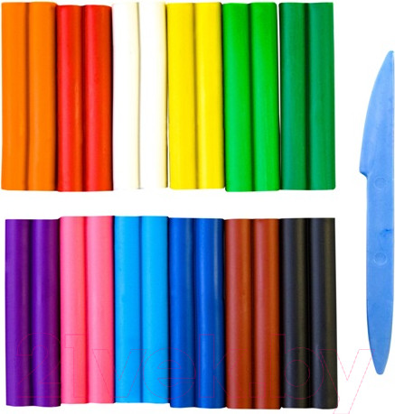 Изображение товара Пластилин восковой ЛУЧ Фантазия / 25С 1523-08 (12цв)