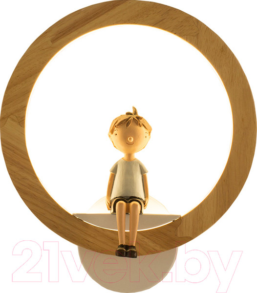 Изображение товара Бра Home Light Астерия C052-1 (дерево/белый)