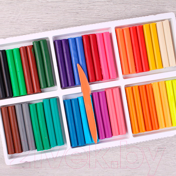 Изображение товара Пластилин восковой ЛУЧ Фантазия / 25С 1525-08 (24цв)