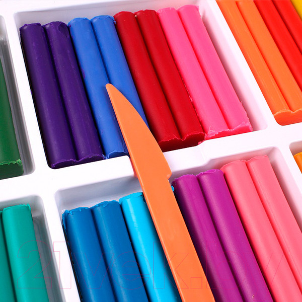 Изображение товара Пластилин восковой ЛУЧ Фантазия / 25С 1525-08 (24цв)