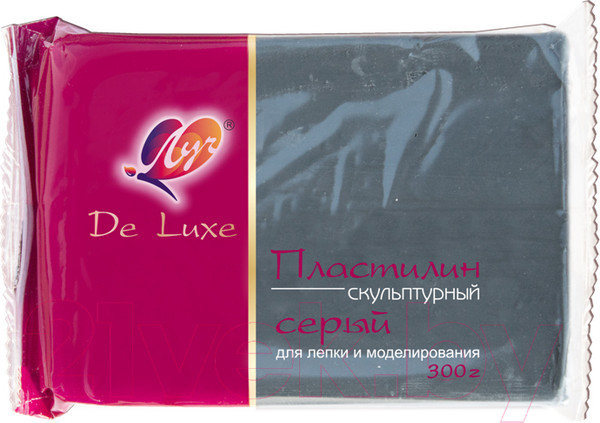 Изображение товара Пластилин скульптурный ЛУЧ 23С 1483-08 (серый)