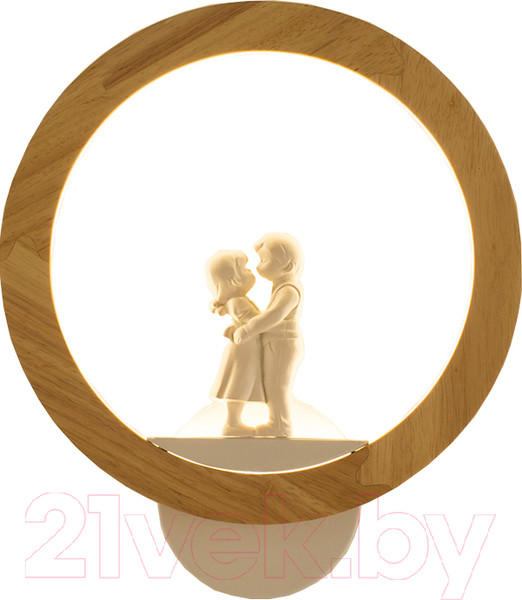 Изображение товара Бра Home Light Астерия C052-7 (дерево/белый)