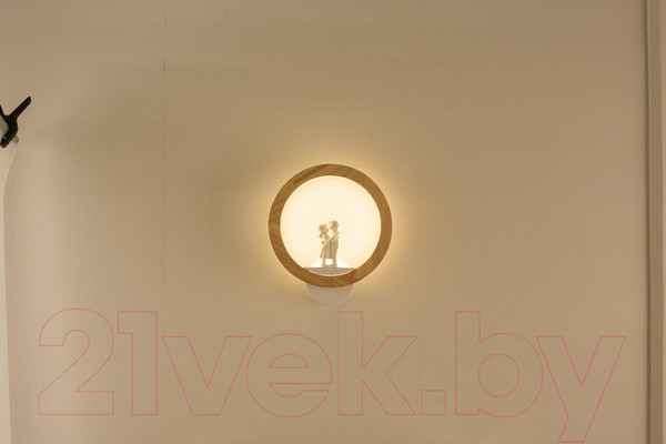 Изображение товара Бра Home Light Астерия C052-7 (дерево/белый)