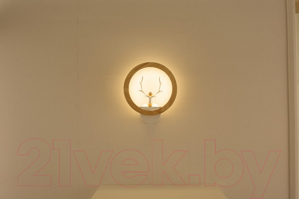 Изображение товара Светильник Home Light Астерия C052-8 (дерево/белый)