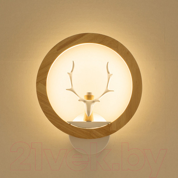 Изображение товара Светильник Home Light Астерия C052-8 (дерево/белый)