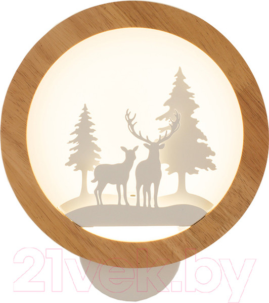 Изображение товара Бра Home Light Астерия C053-1-W (дерево/белый)