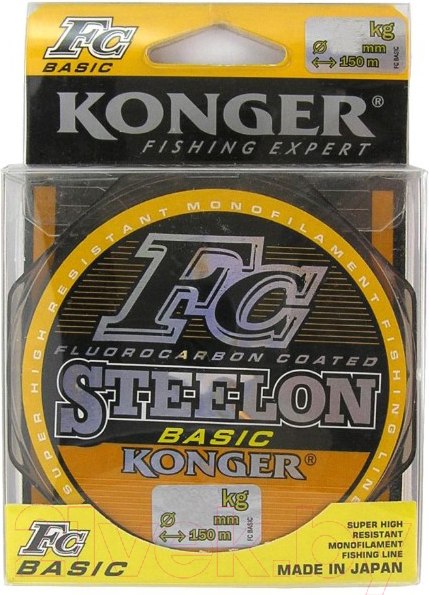 Изображение товара Леска монофильная Konger Steelon Fc-1 Basic 0.28мм 150м / 232150028