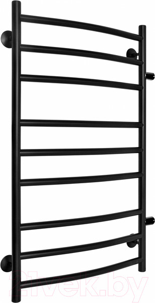 Изображение товара Полотенцесушитель водяной Fincopper Ral9005 FCB 90x50 (боковое подключение, черный)